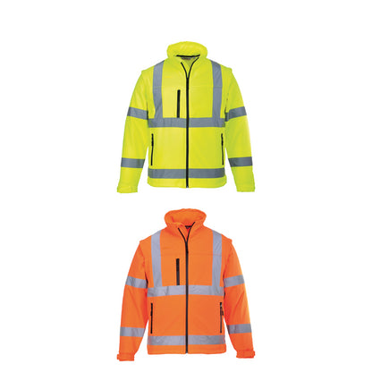 Portwest Hi-vis softshell jacket (3L) (S428)