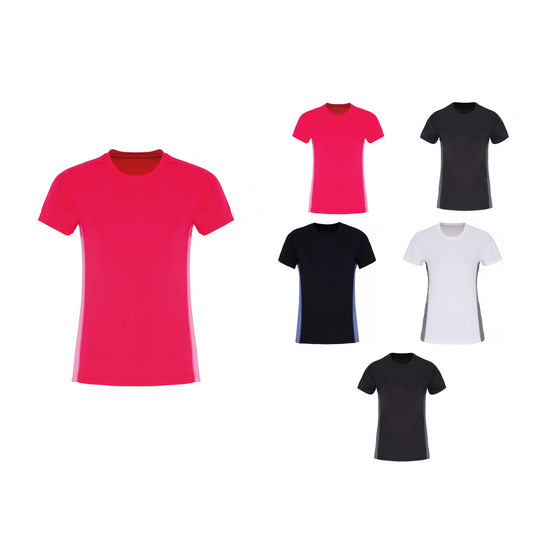 TriDri® Women's TriDri® contrast panel performance t-shirt