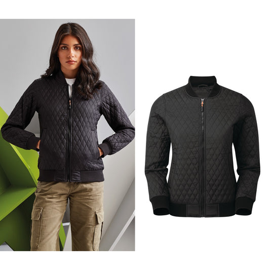 2786 Women's quilted flight jacket