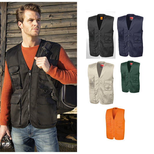 Result Workguard Adventure safari waistcoat