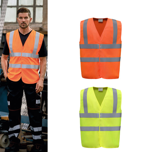 Yoko Hi-vis flame-retardant anti-static waistcoat (HVW100ASFR)