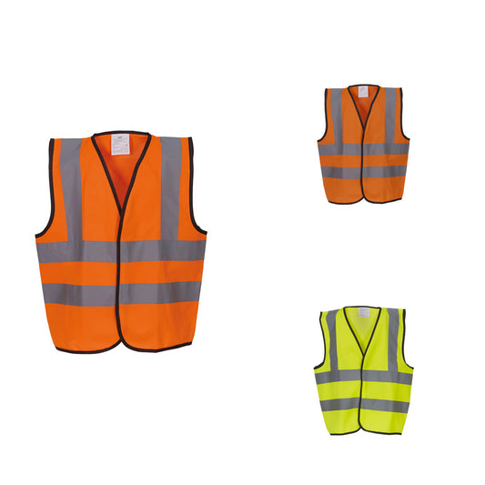 Yoko Kids hi-vis 2 b&b waistcoat (HVW100CH)