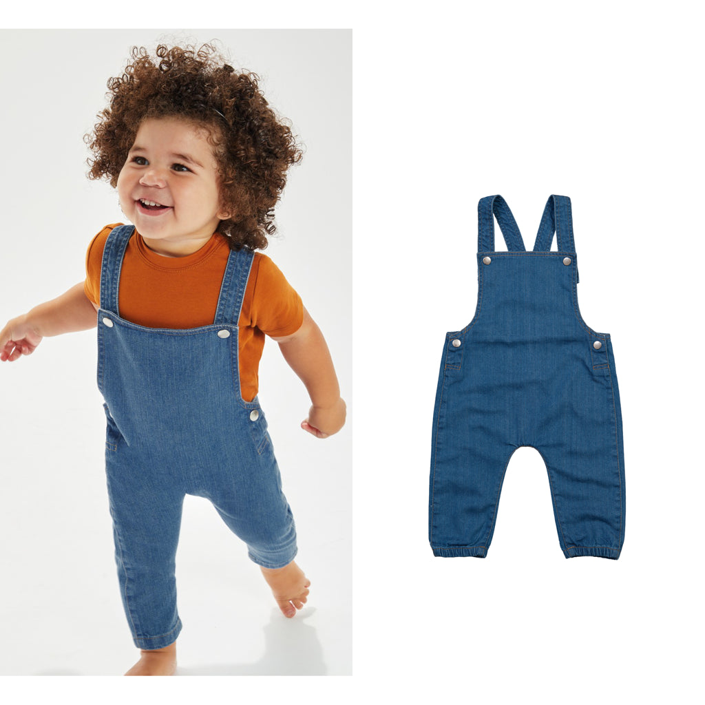 Babybugz Baby Rocks denim dungarees