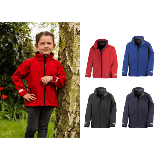 Result Junior classic softshell 3-layer jacket