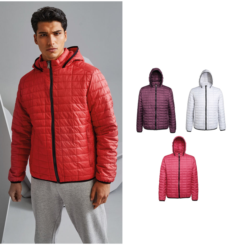 2786 Honeycomb hooded jacket