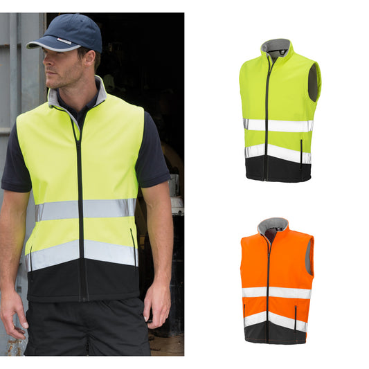 Result Safeguard Printable safety softshell gilet