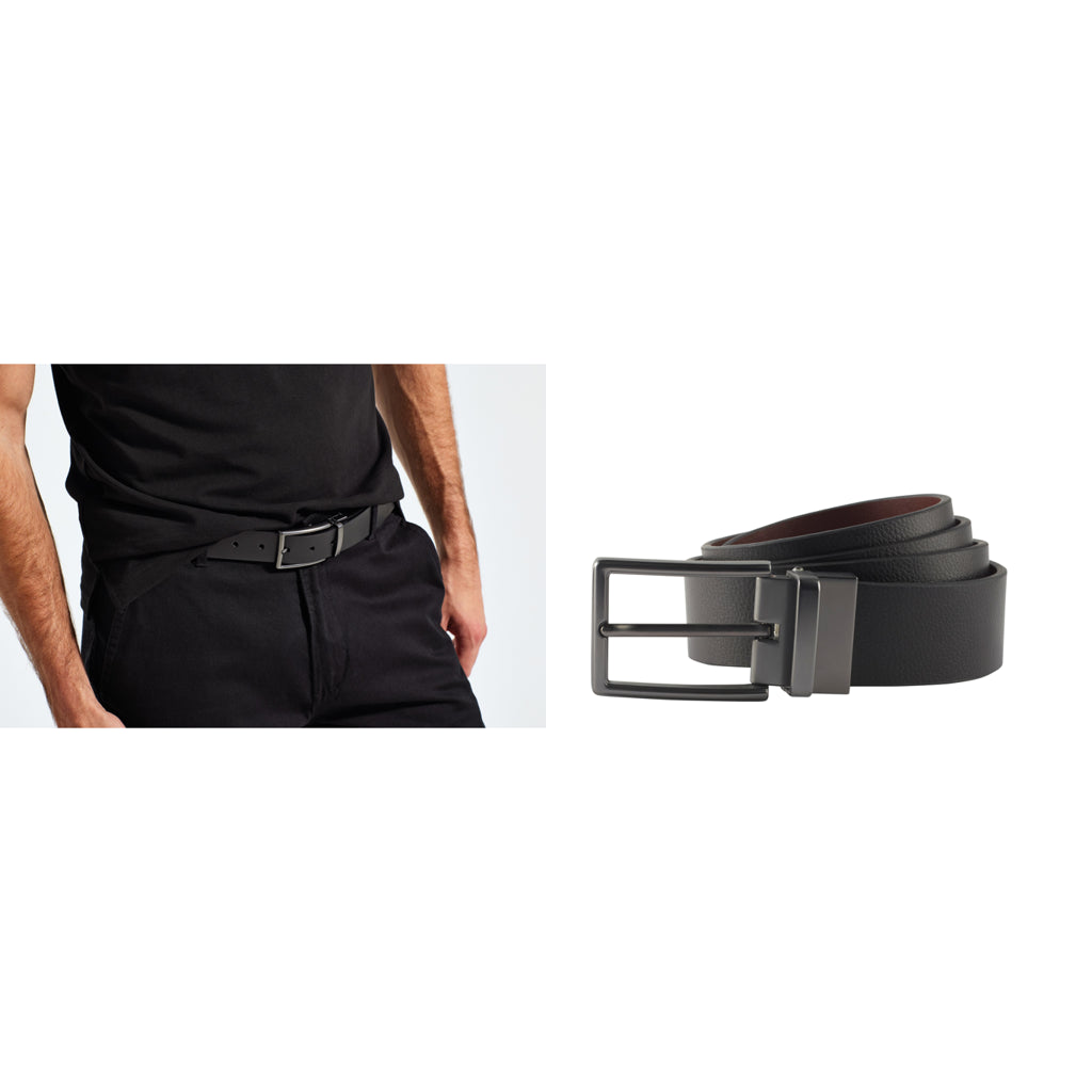 Asquith & Fox Men's two-way leather belt