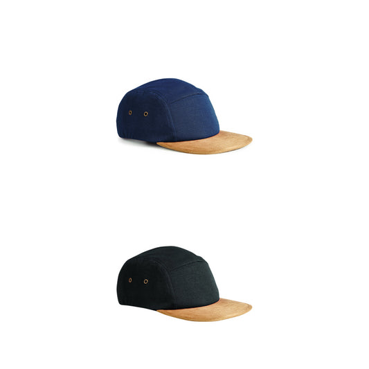 Beechfield Suede peak 5-panel cap