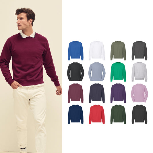 Fruit of the Loom Classic 80/20 raglan sweatshirt