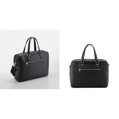 Quadra Tailored luxe PU briefcase