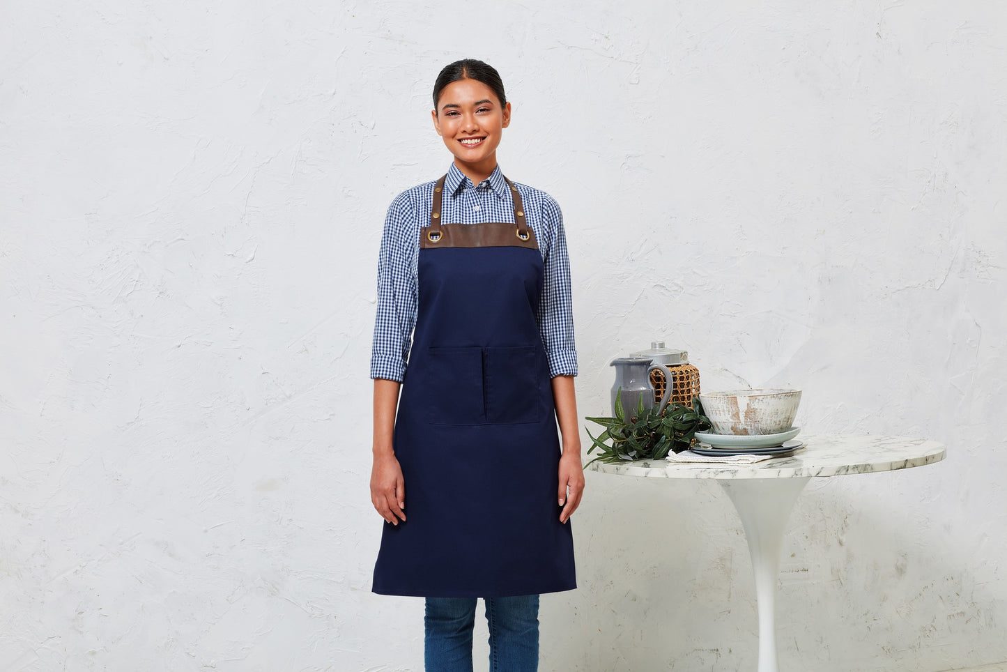 Premier Espresso bib apron