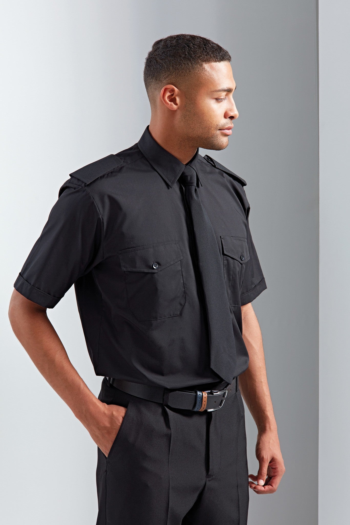 Premier Short sleeve pilot shirt