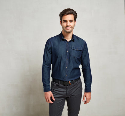 Premier Jeans stitch denim shirt