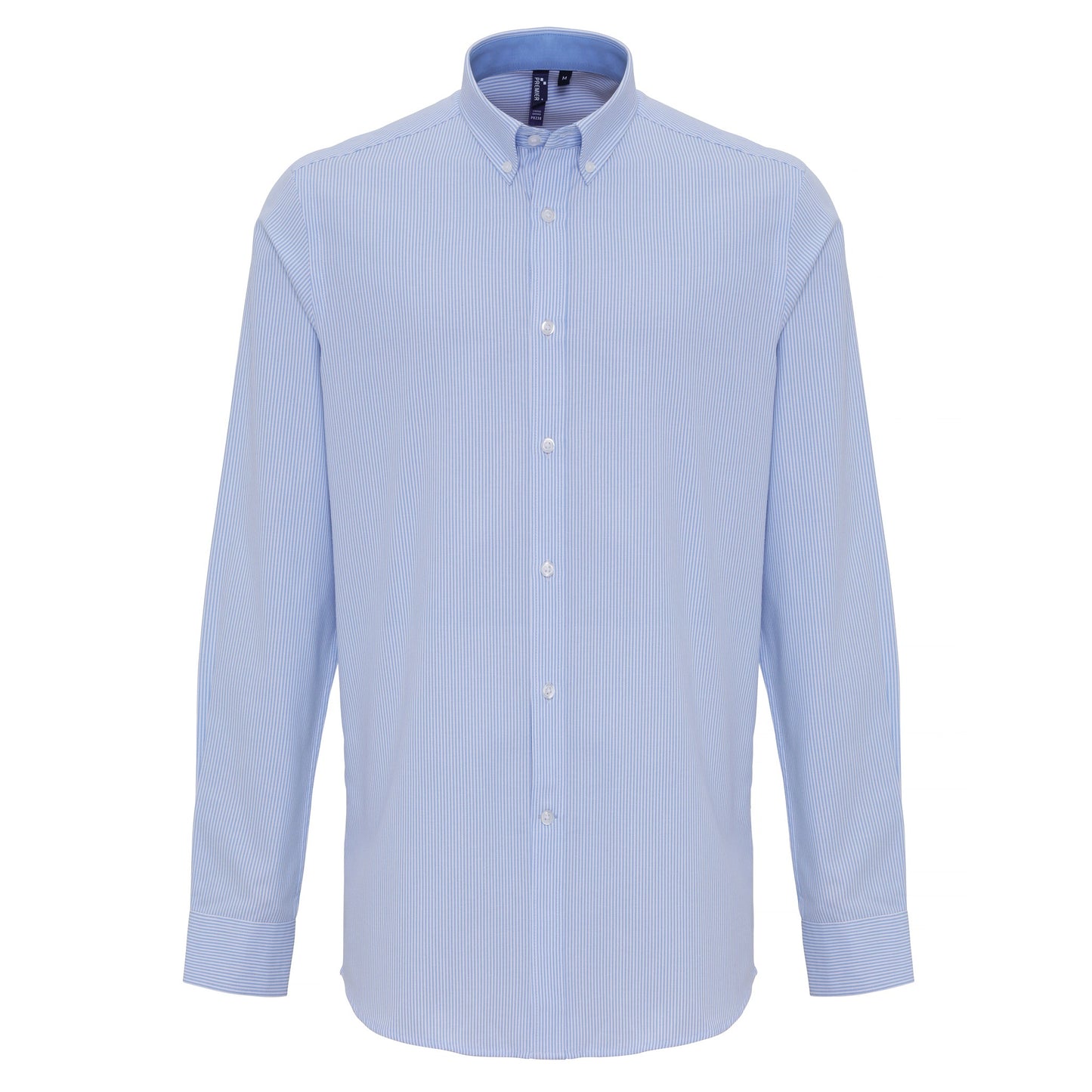 Premier Cotton-rich Oxford stripes shirt