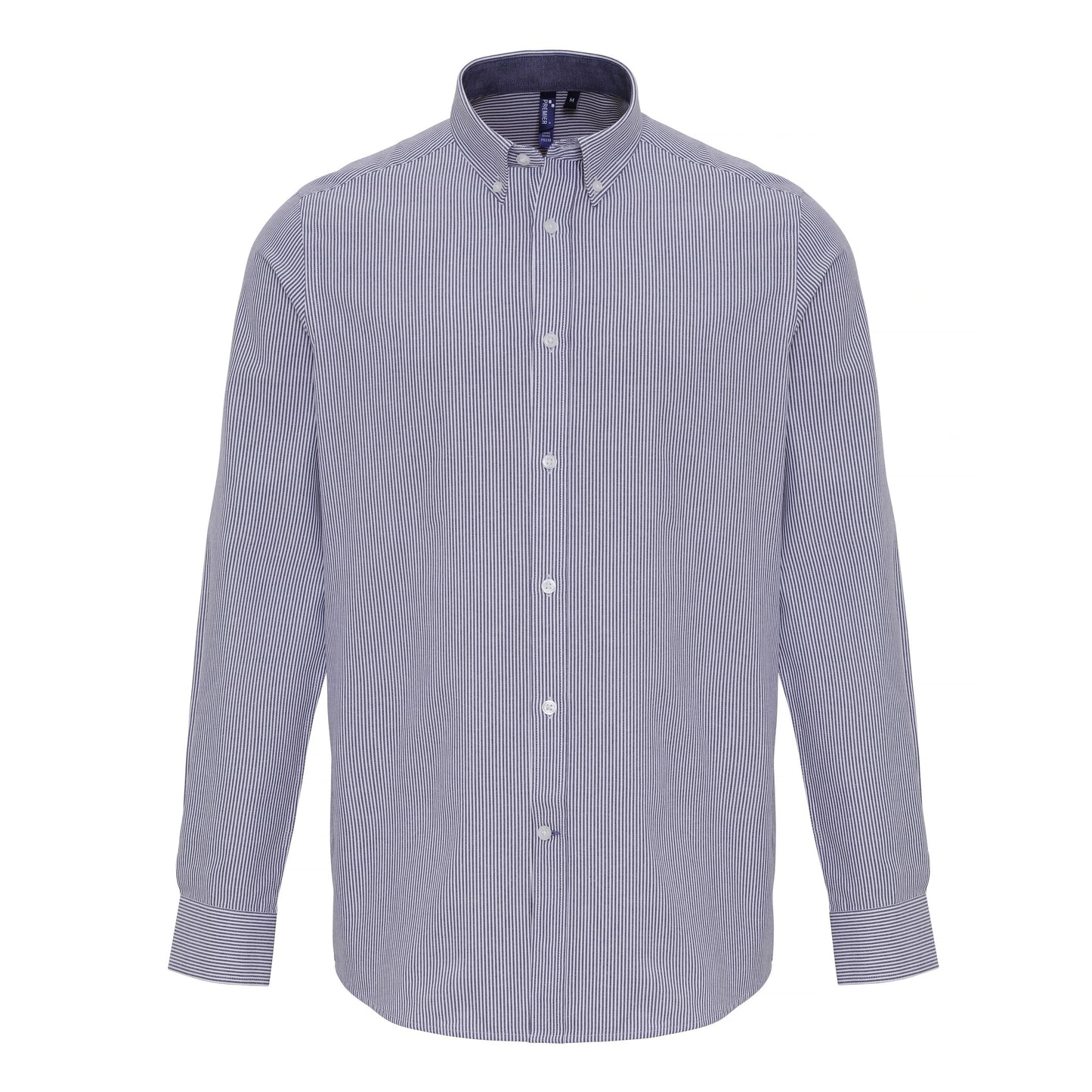 Premier Cotton-rich Oxford stripes shirt