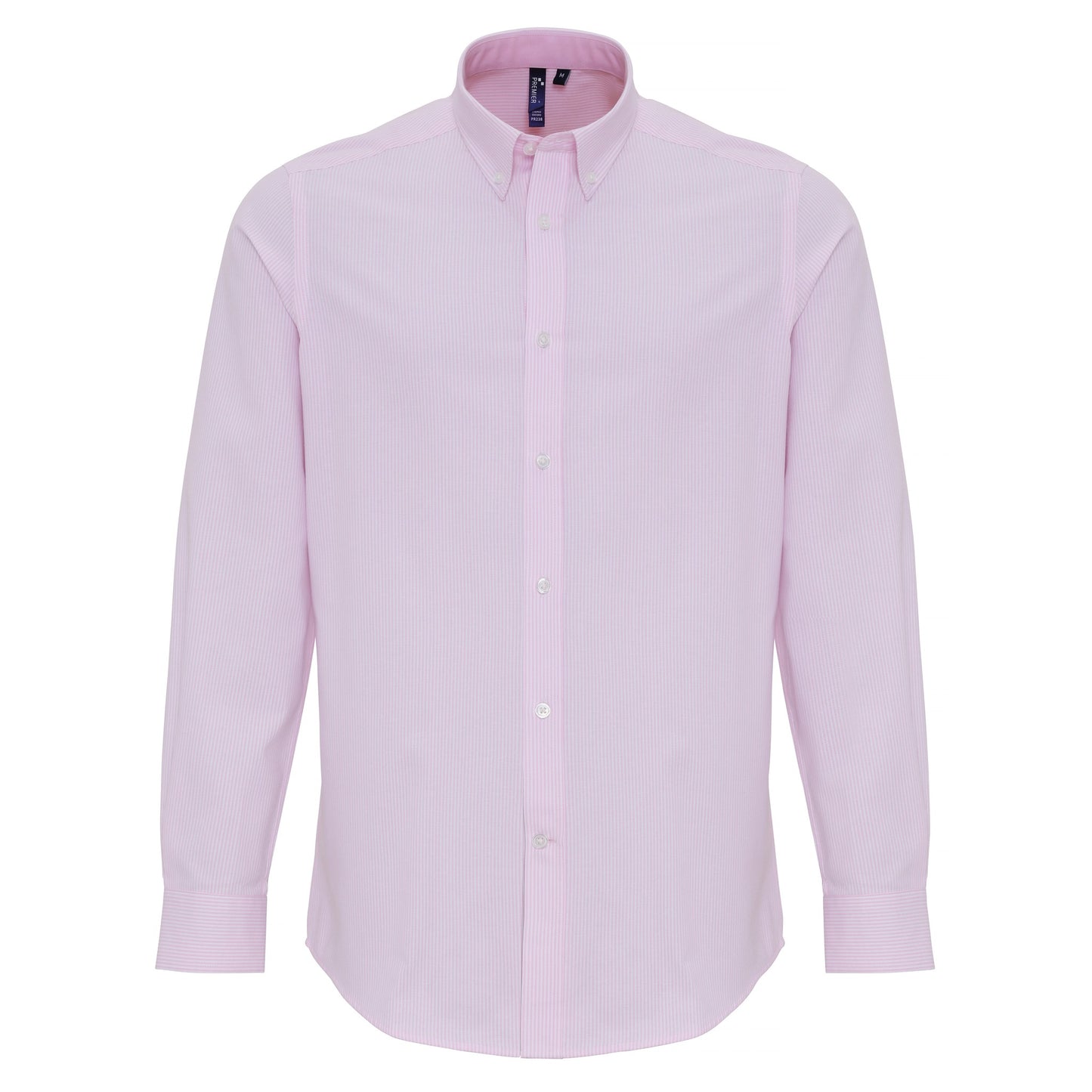 Premier Cotton-rich Oxford stripes shirt