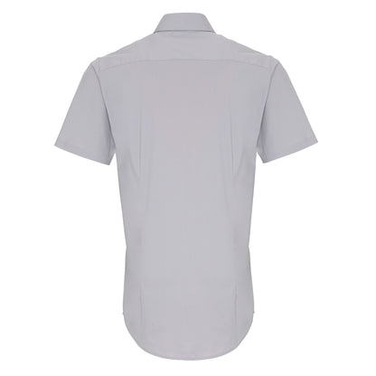 Premier Stretch fit cotton poplin short sleeve shirt