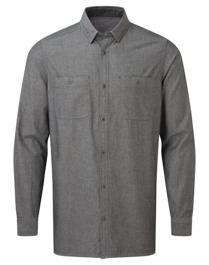 Premier Men’s Chambray shirt, organic and Fairtrade certified