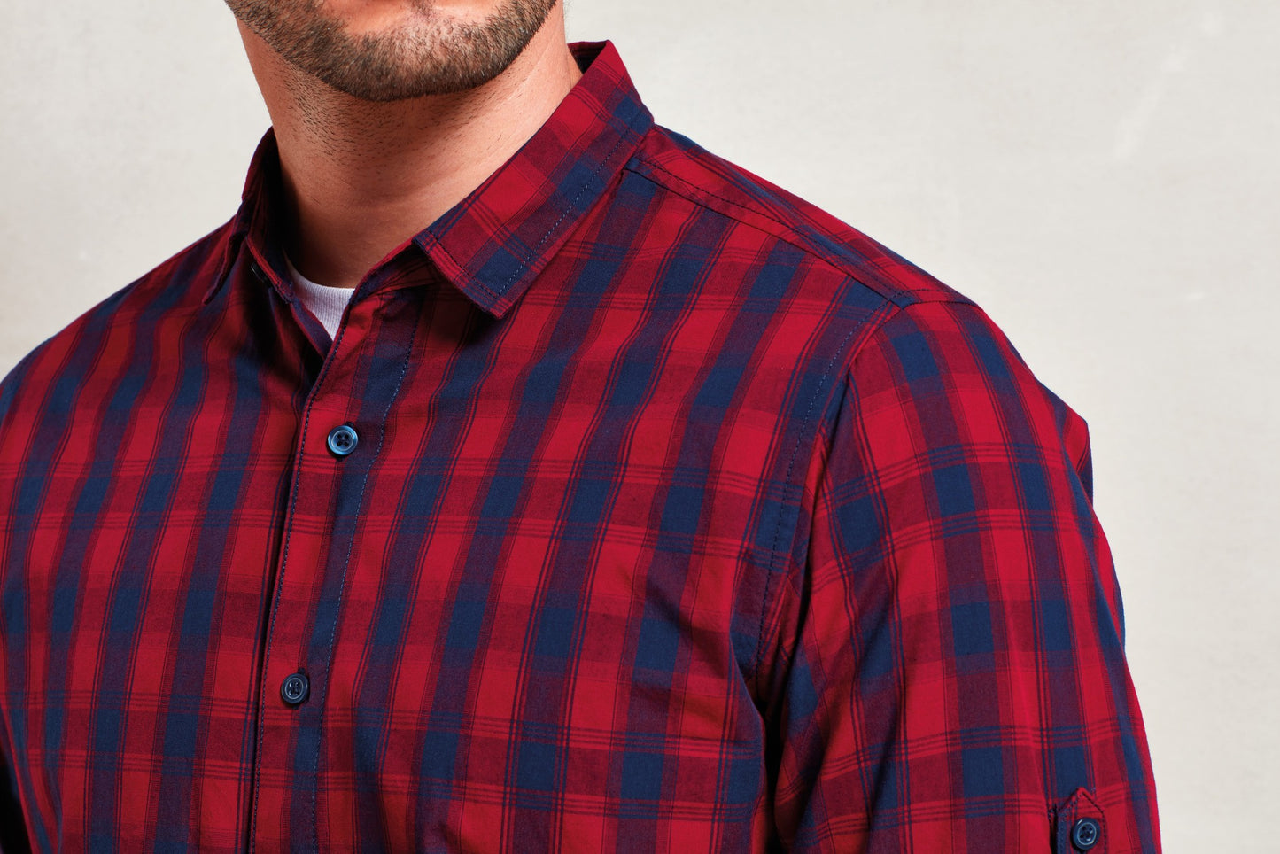 Premier Mulligan check cotton long sleeve shirt