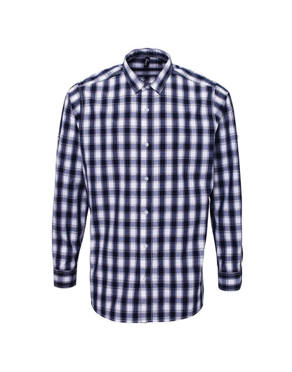 Premier Mulligan check cotton long sleeve shirt