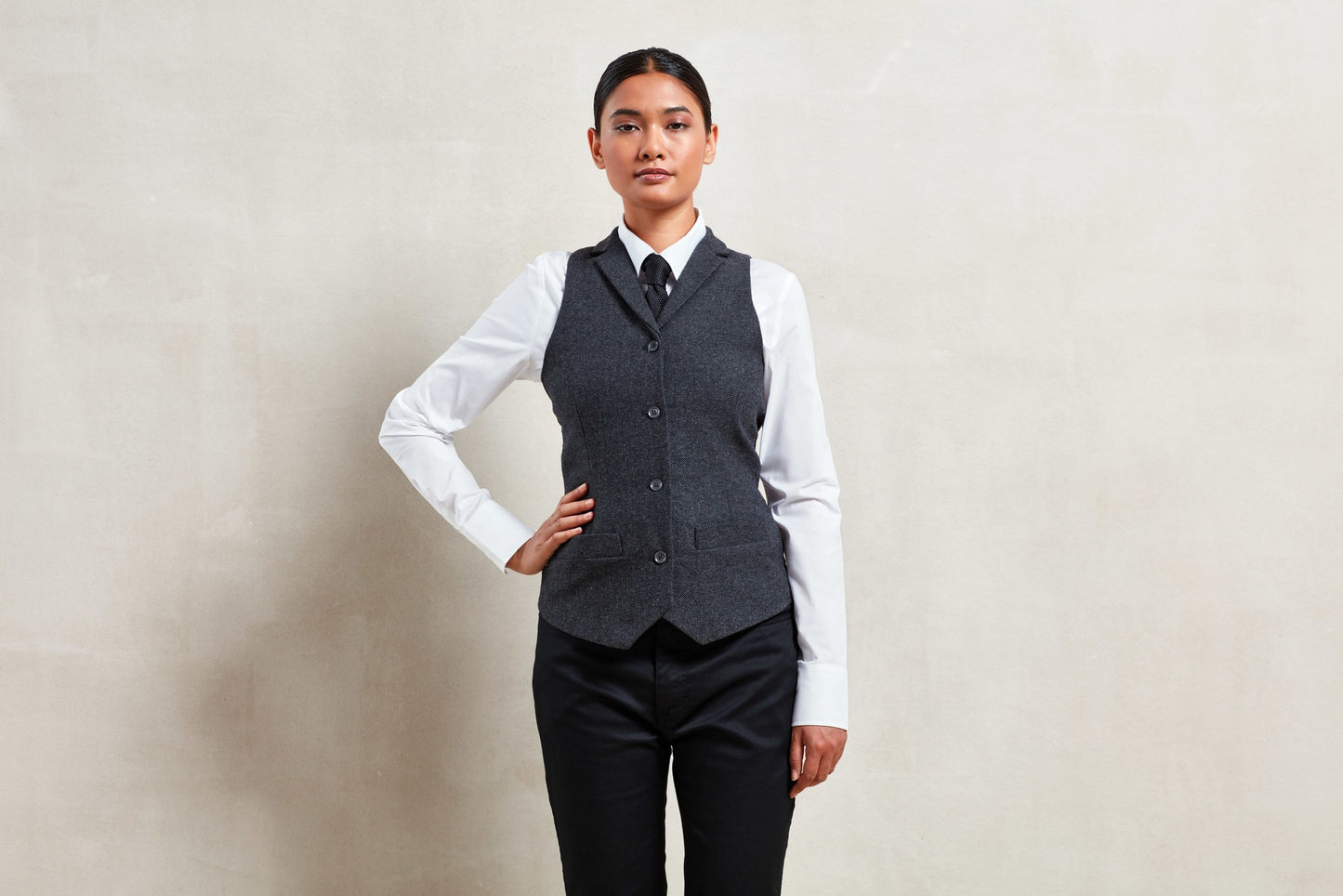 Premier Women's herringbone waistcoat