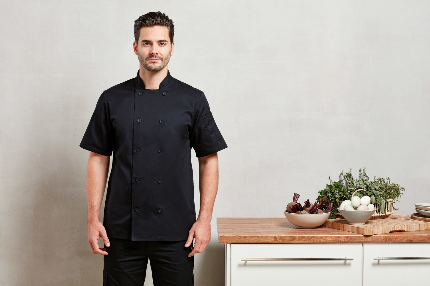 Premier Short sleeve chef’s jacket