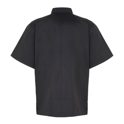 Premier Studded front short sleeve chef's jacket