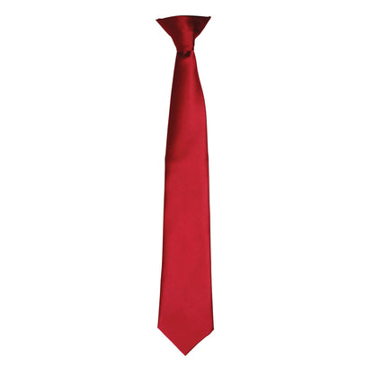 Premier 'Colours' satin clip tie