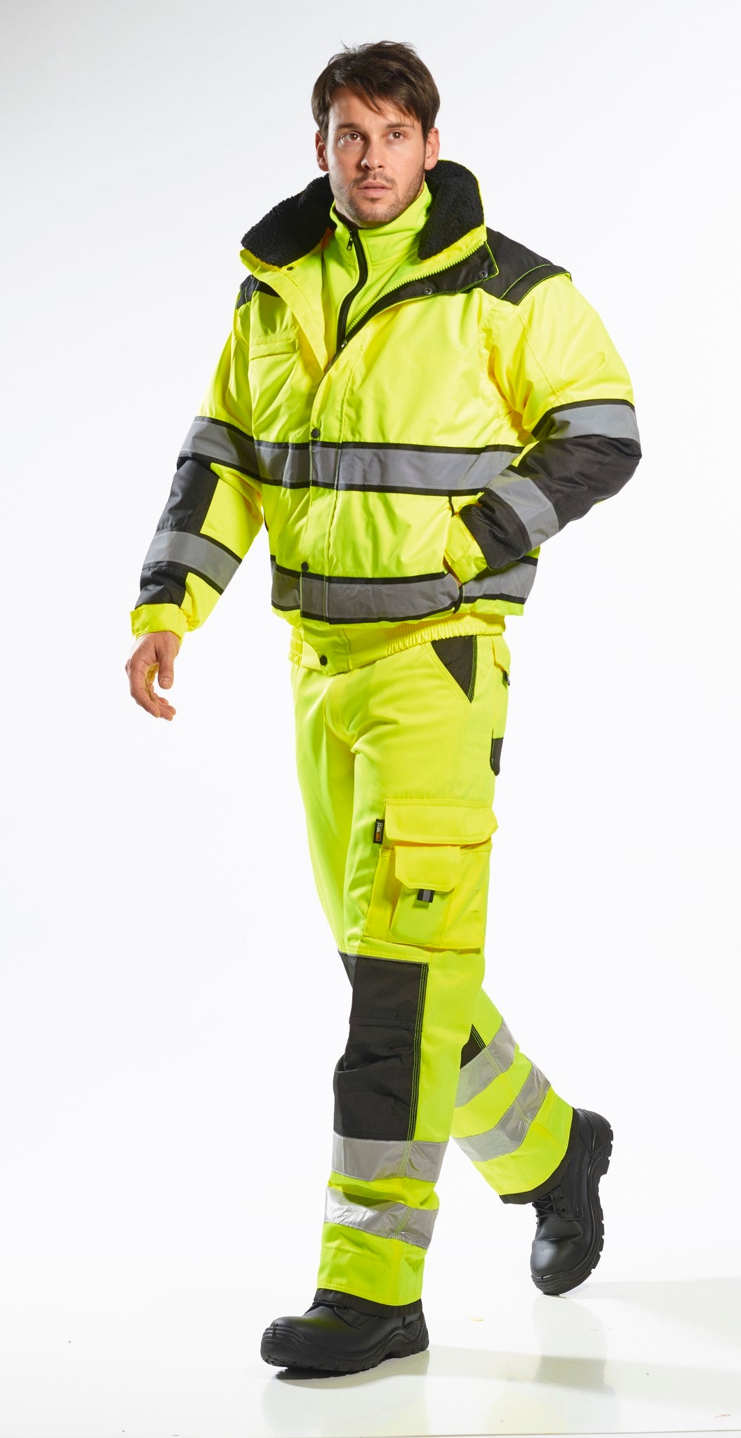 Portwest Hi-vis classic bomber jacket (C466)