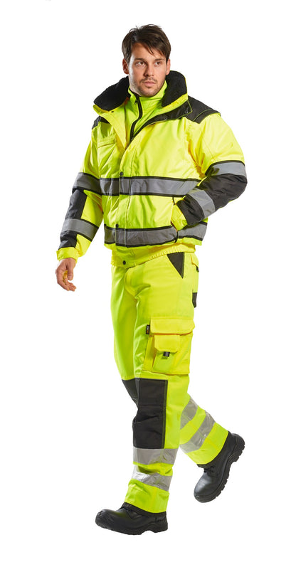 Portwest Hi-vis classic bomber jacket (C466)