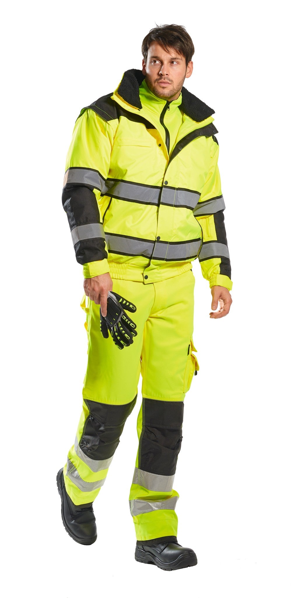 Portwest Hi-vis classic bomber jacket (C466)