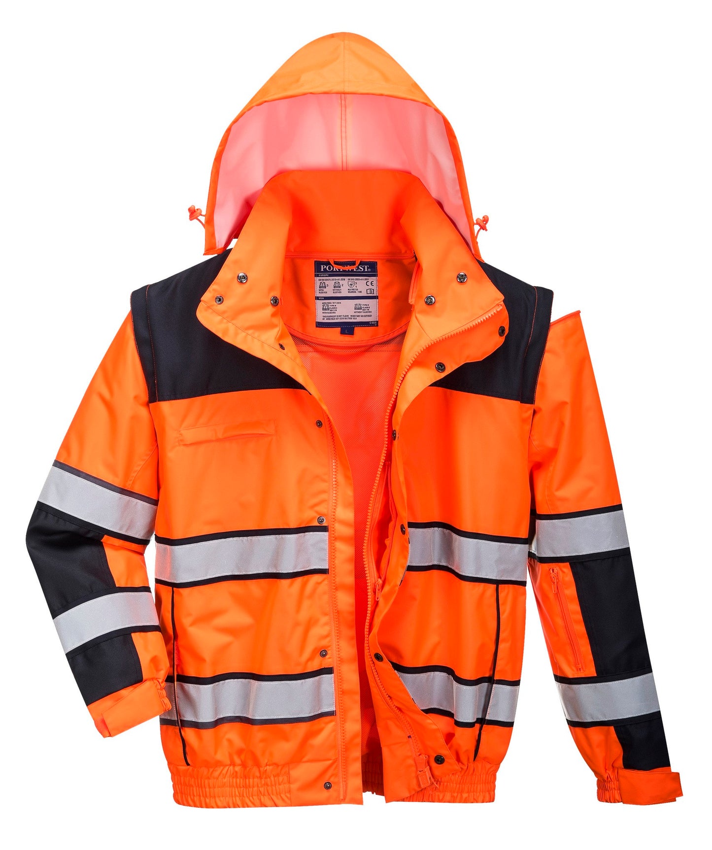 Portwest Hi-vis classic bomber jacket (C466)