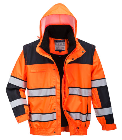 Portwest Hi-vis classic bomber jacket (C466)