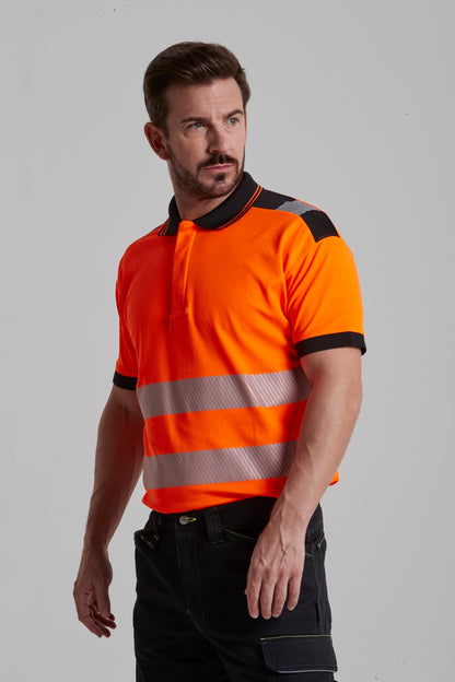 Portwest PW3 Hi-vis polo shirt (T180)