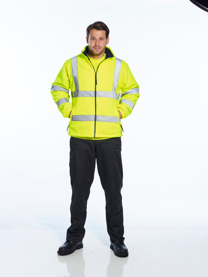 Portwest Hi-vis mesh-lined fleece (F300)