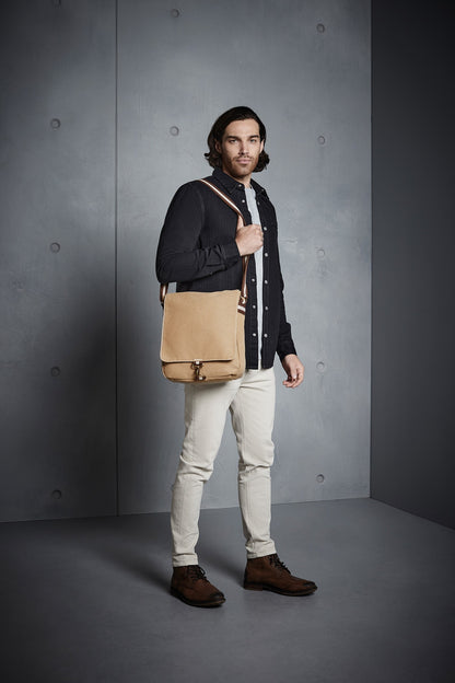 Quadra Vintage canvas messenger