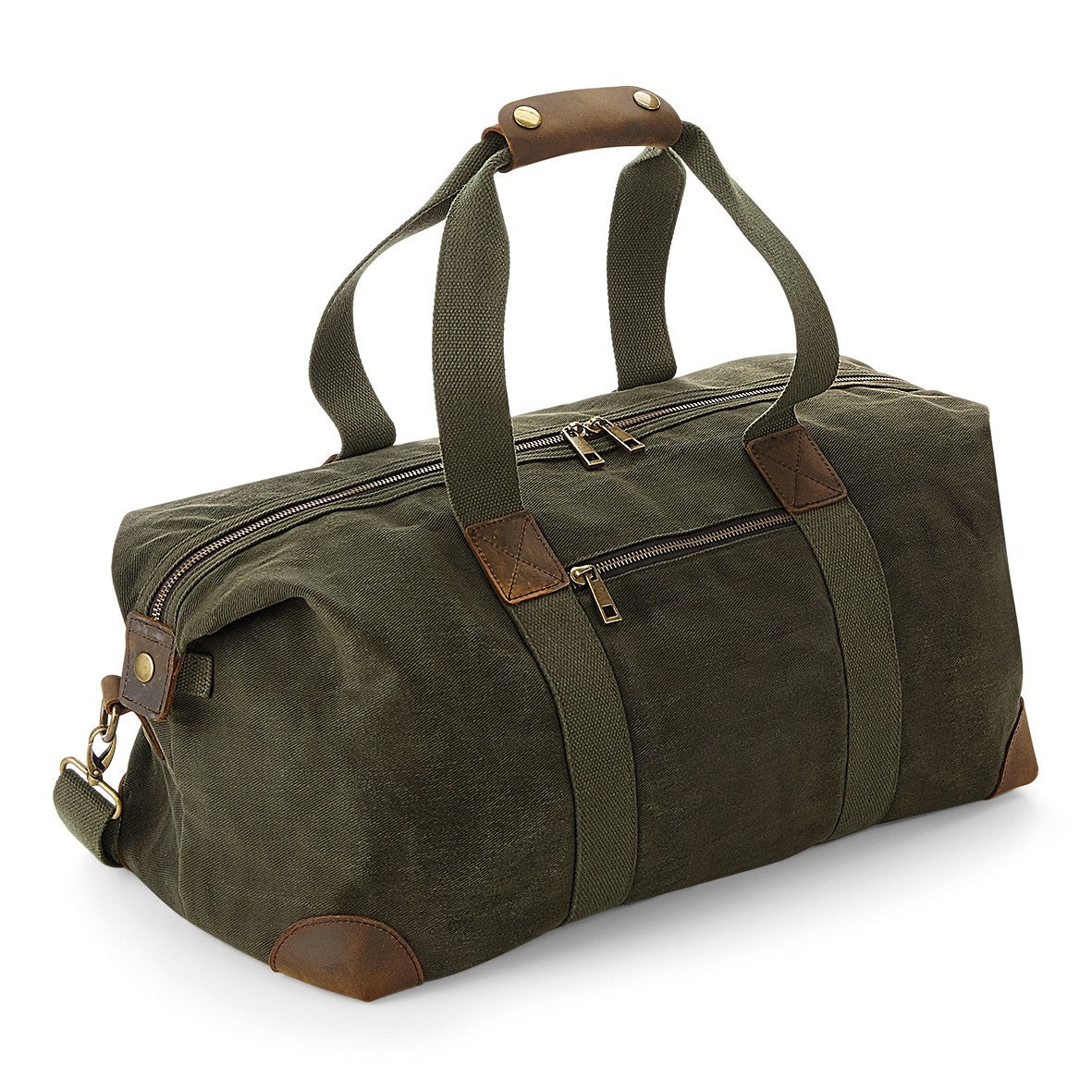 Quadra Heritage waxed canvas holdall