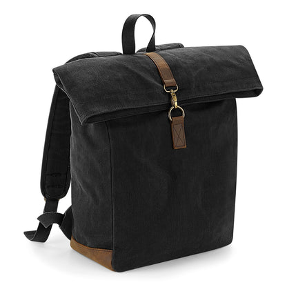 Quadra Heritage waxed canvas backpack