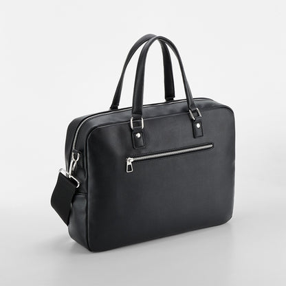 Quadra Tailored luxe PU briefcase