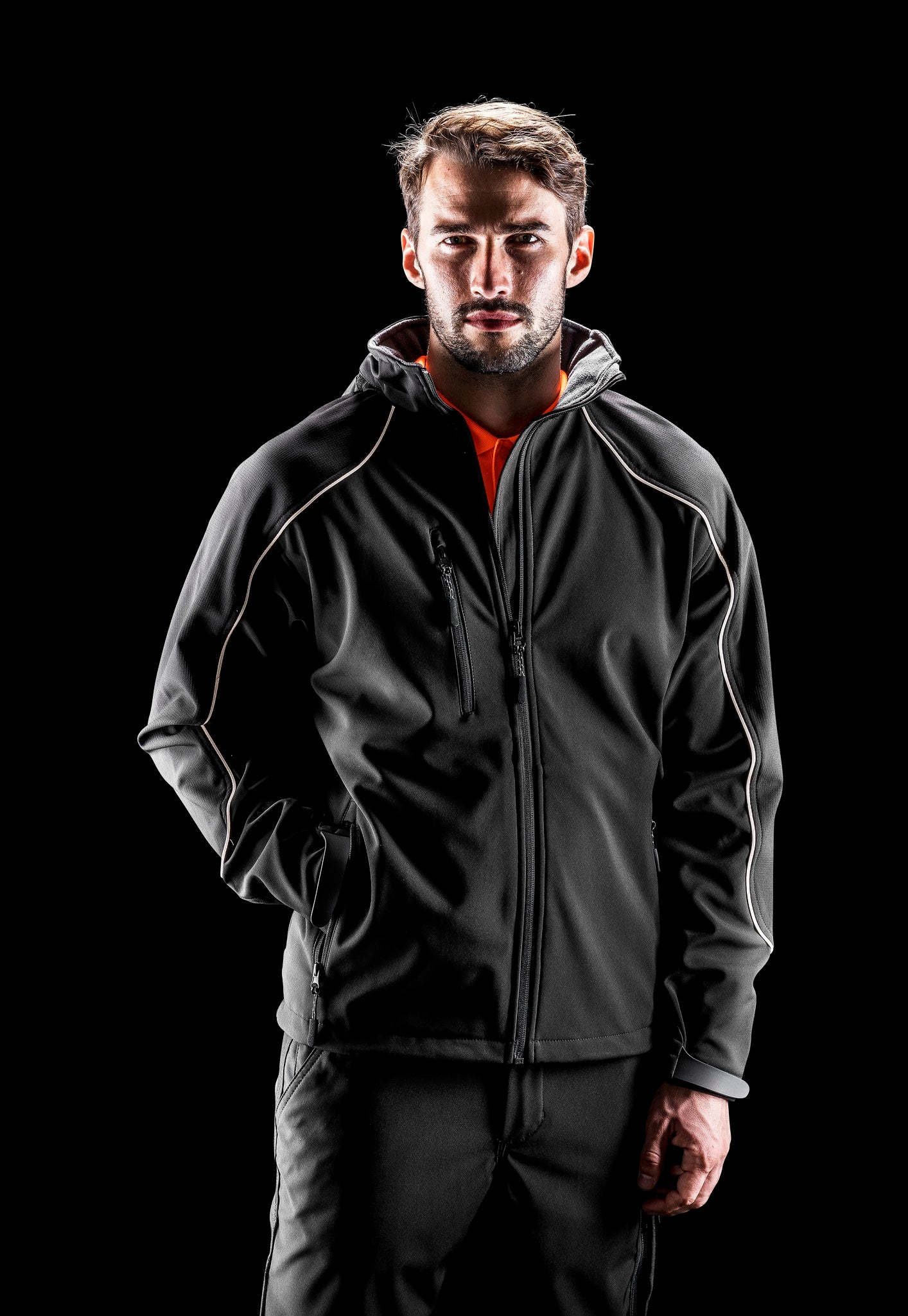 Result Workguard Hooded softshell jacket