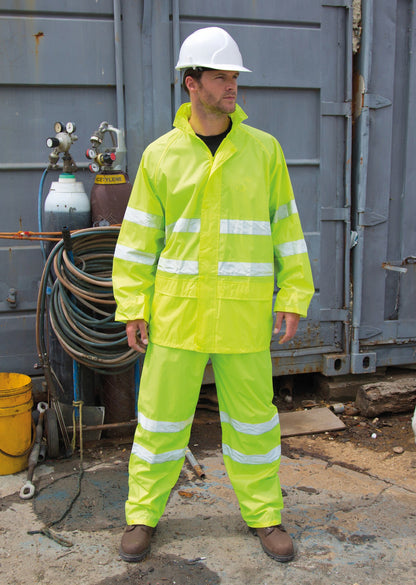 Result Safeguard High-viz waterproof suit