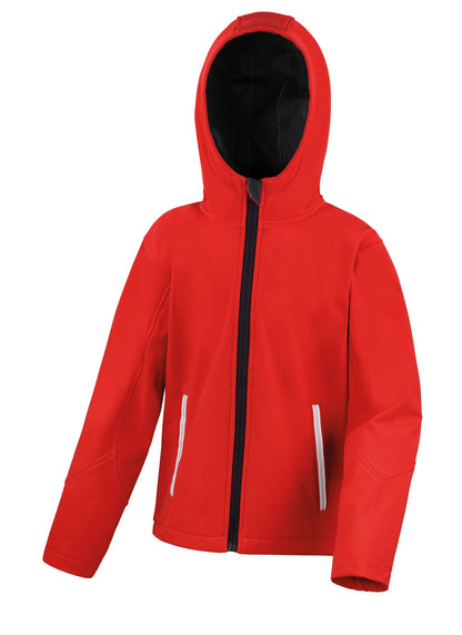 Result Core Core junior TX performance hooded softshell jacket