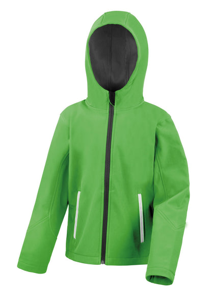 Result Core Core junior TX performance hooded softshell jacket