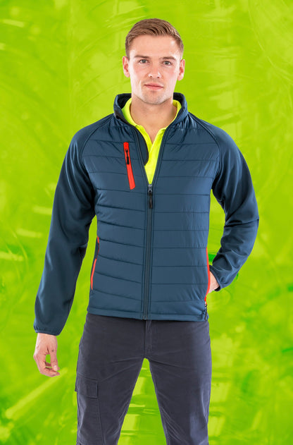 Result Genuine Recycled Compass padded softshell jacket