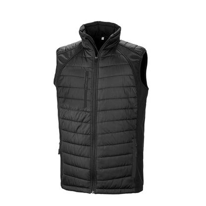 Result Genuine Recycled compass padded softshell gilet