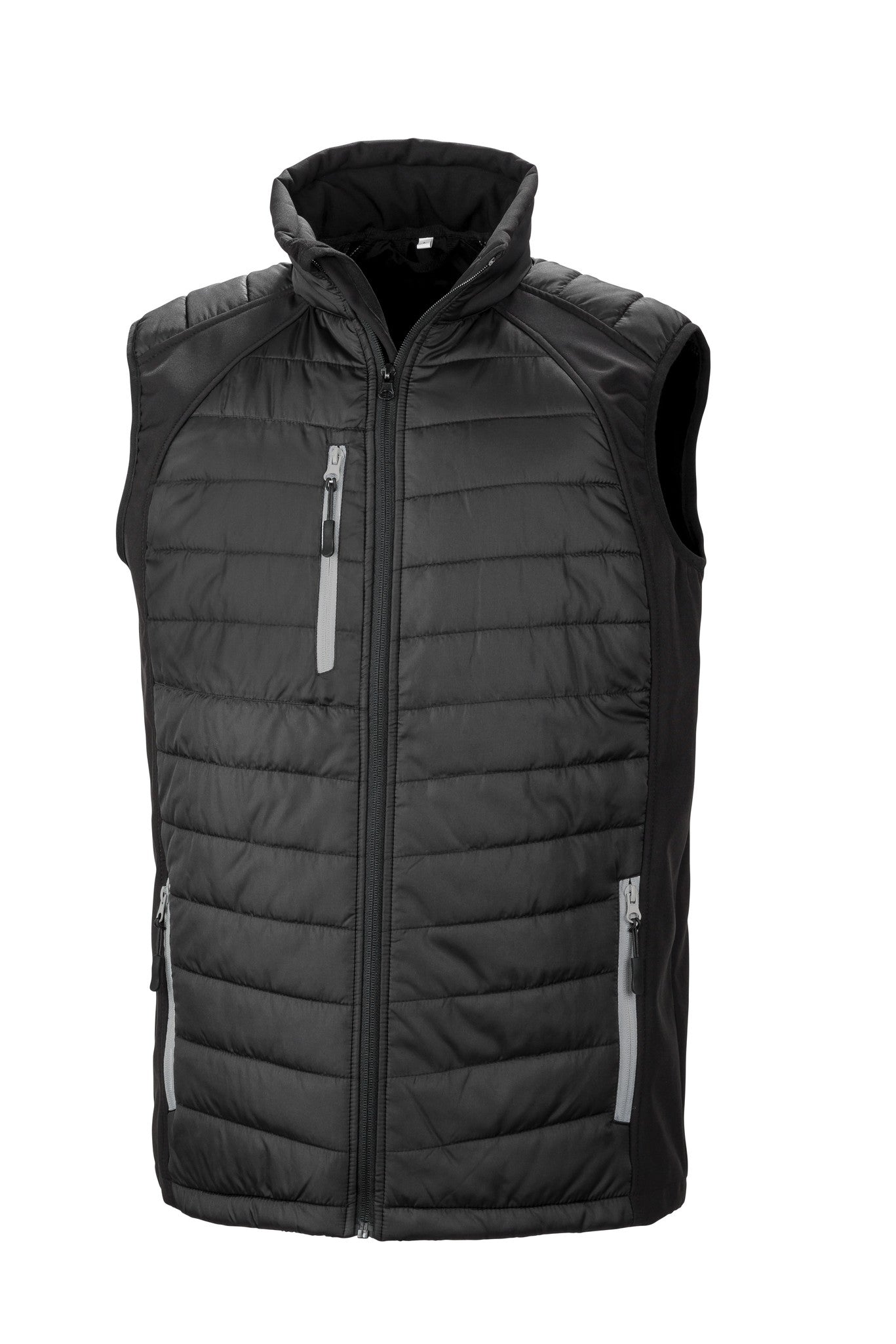 Result Genuine Recycled compass padded softshell gilet