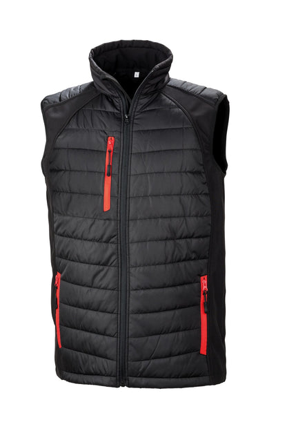 Result Genuine Recycled compass padded softshell gilet