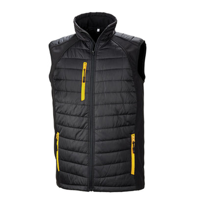 Result Genuine Recycled compass padded softshell gilet