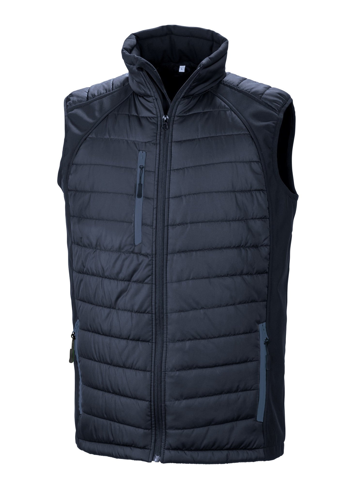 Result Genuine Recycled compass padded softshell gilet