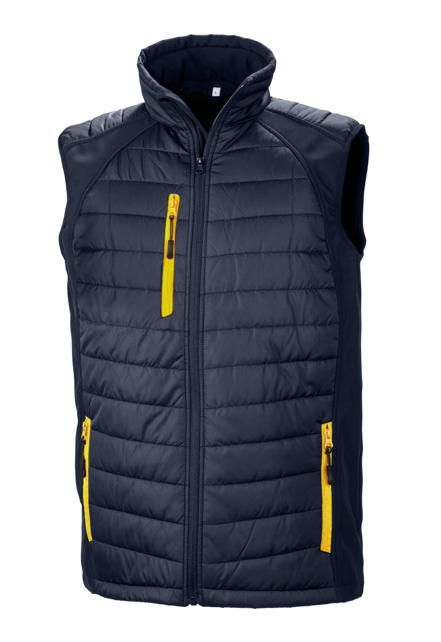 Result Genuine Recycled compass padded softshell gilet